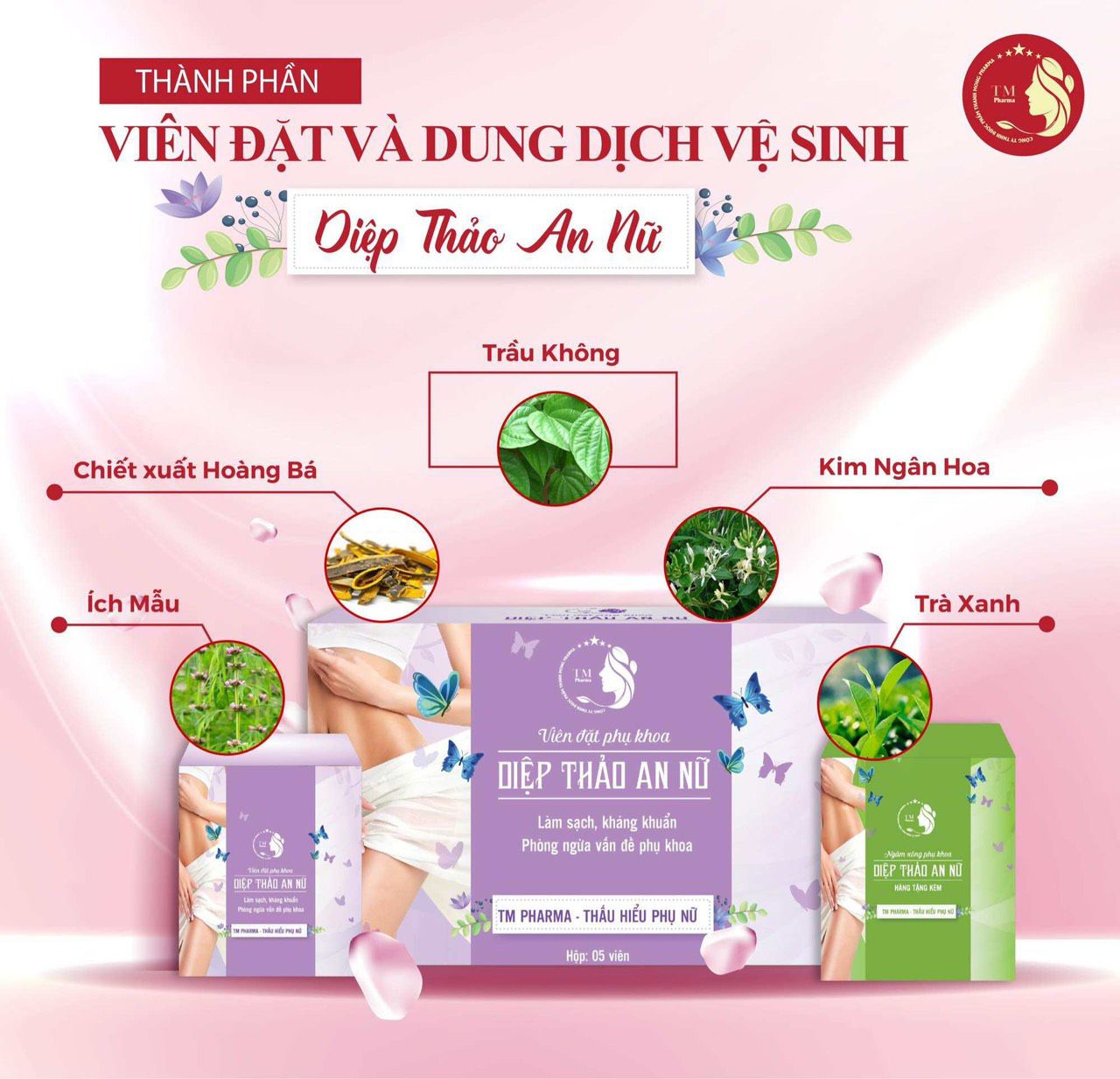 2 Hộp Phụ Khoa Diệp Thảo An Nữ