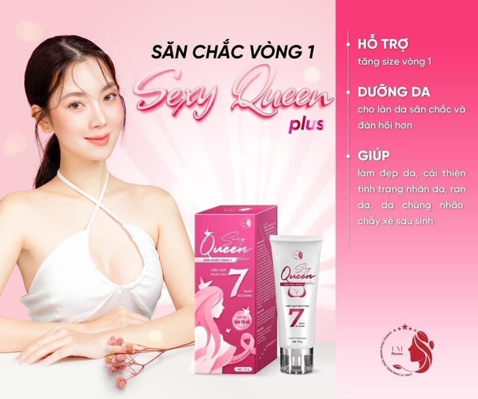 Sexy Queen Plus săn chắc vòng 1 hiệu quả sau 7 ngày sử dụng