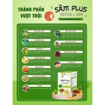 3 Combo kẹo Giảm Cân Sâm Plus Detox X1000 tặng 3 trà Hồng đào cam sả tắc